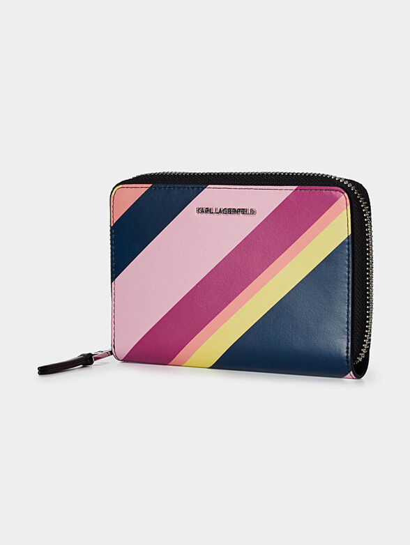 K/KARL SEVEN Wallet with striped print - 3