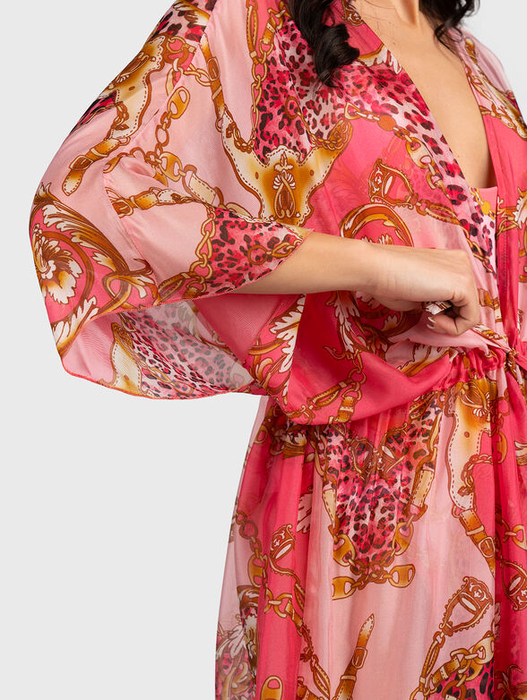 ERYN beach kimono with floral print - 3