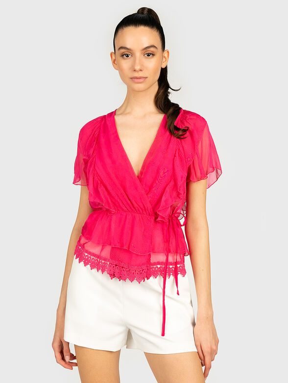 SHERYL Silk blend top - 1