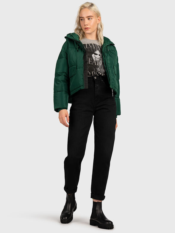 TALIA cotton T-shirt with print - 4
