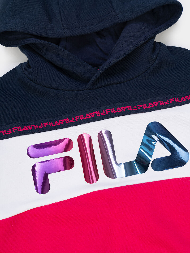 LUNA sweatshirt with color-block effect - 3