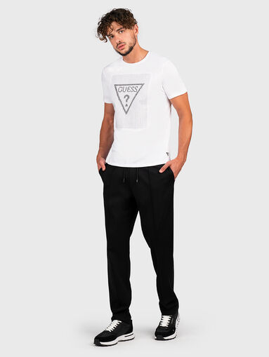 MONACO PONTE black trousers with ties - 5