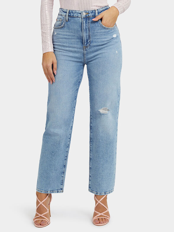 MELROSE jeans with logo patch - 1