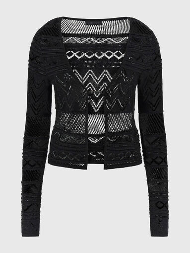 NELLIE cardigan with openwork motifs - 5