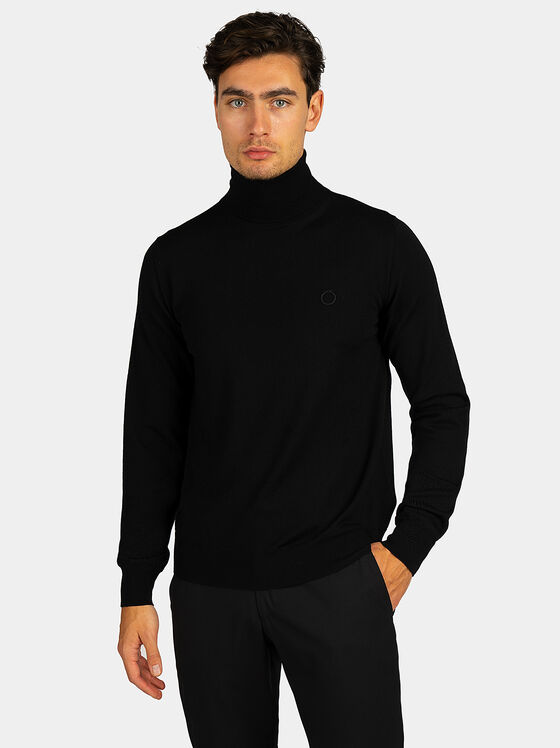 Wool turtleneck sweater - 1