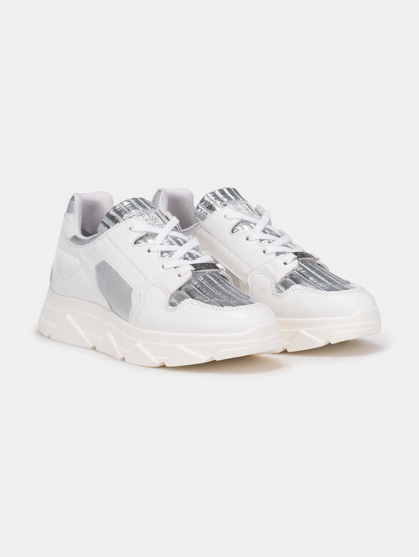 POPPY sneakers with silver inserts - 2