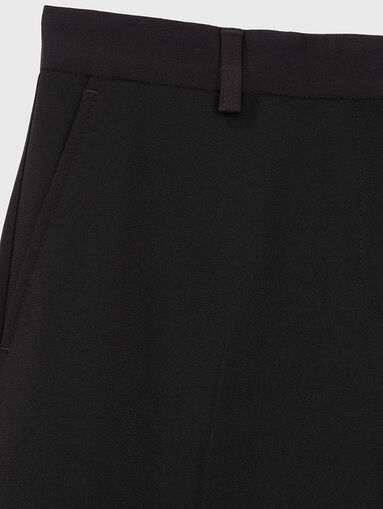 Pimtuck black pants - 4