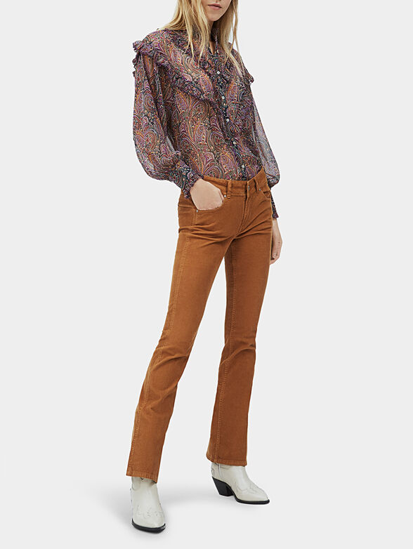 REGINA shirt with multicolor print - 3