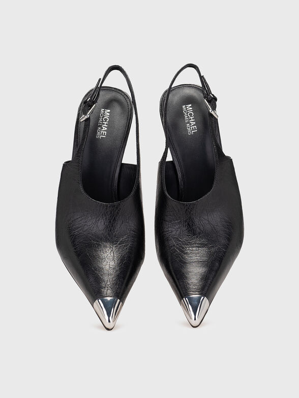 KASIA leather heeled shoes - 5