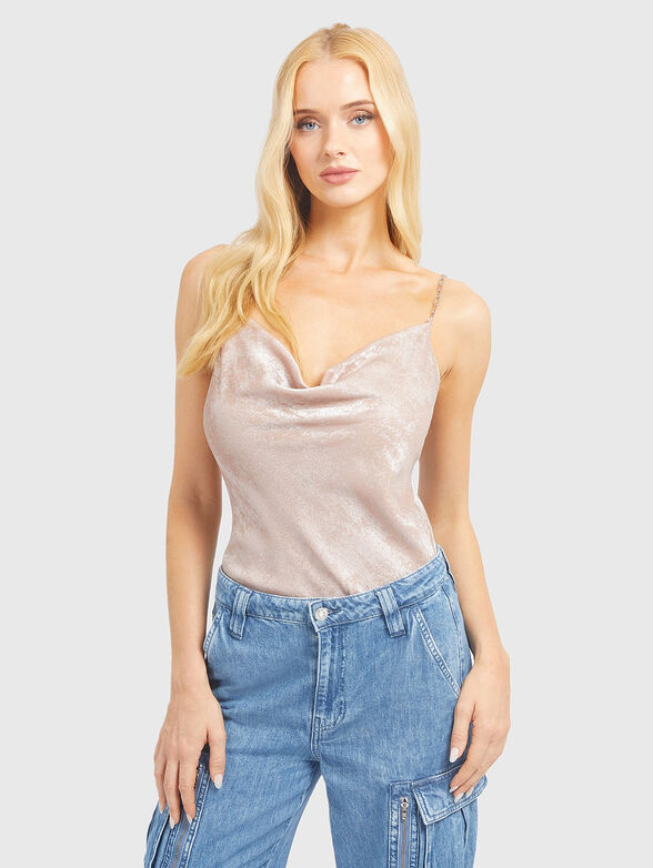 Top DARIA with metallic effect - 1