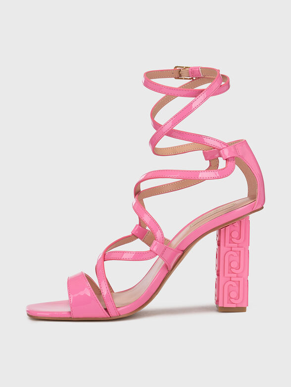 SERENA 05 beige sandals heel - 4