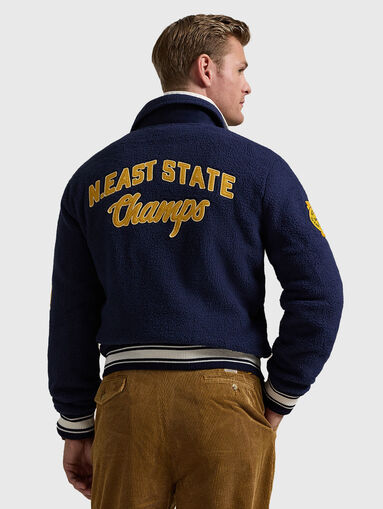 Bomber jacket with contrasting inscriptions - 2