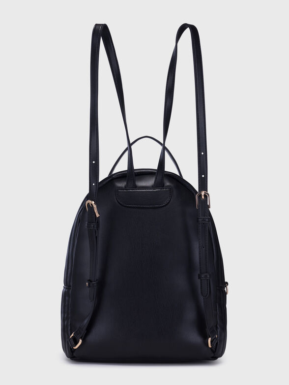 Black backpack with small purse - 2