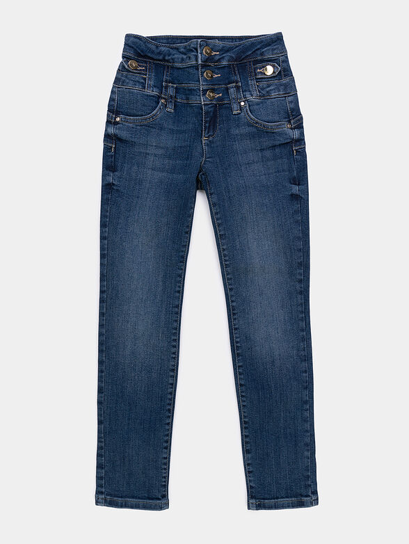 High-waisted jeans - 1