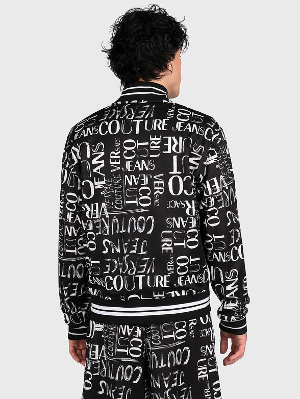 Sweatshirt with contrasting monogram print - 2