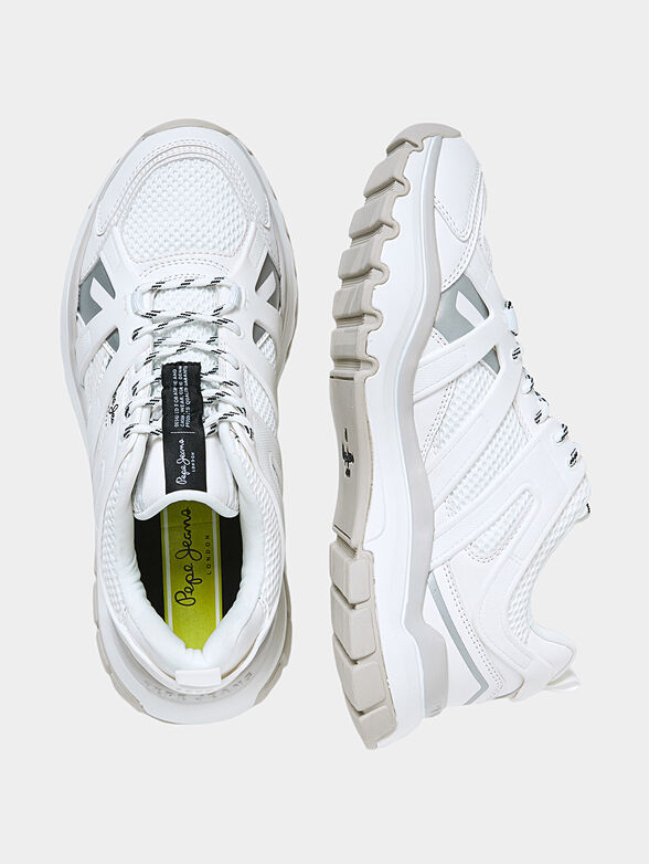 BANKSY white sneakers - 5