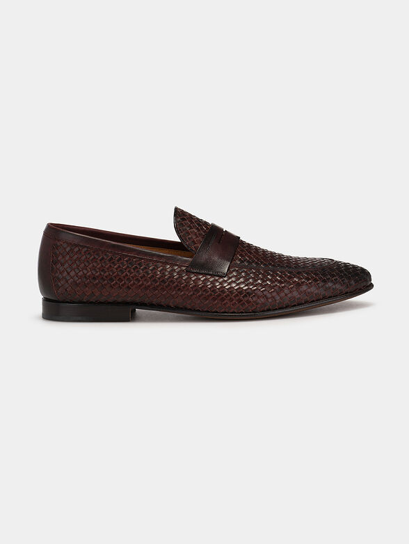 ADAGIR loafers with braided texture - 1