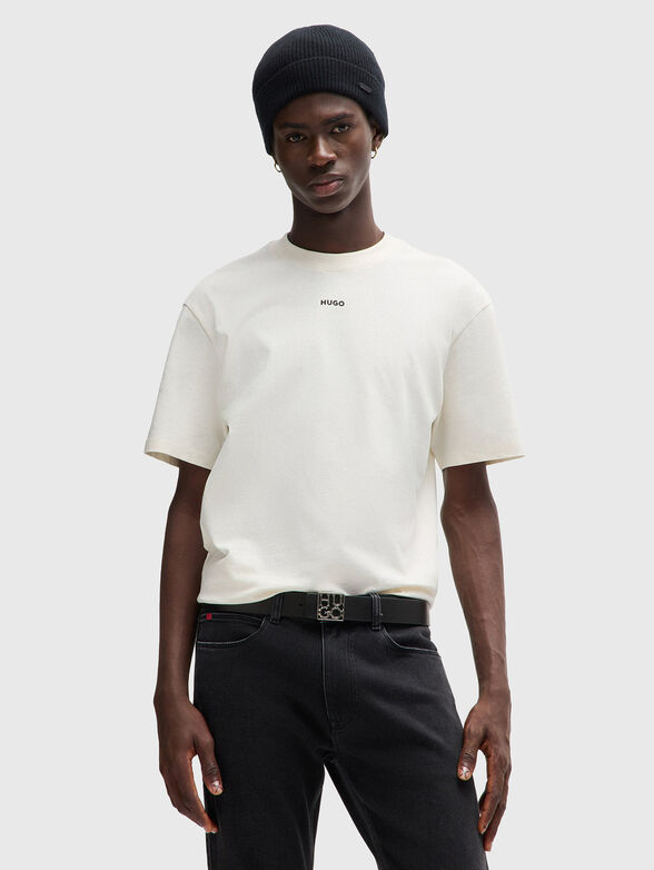 Belt with logo buckle - 1