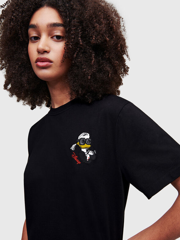 KLxDISNEY black T-shirt with embroidery - 4