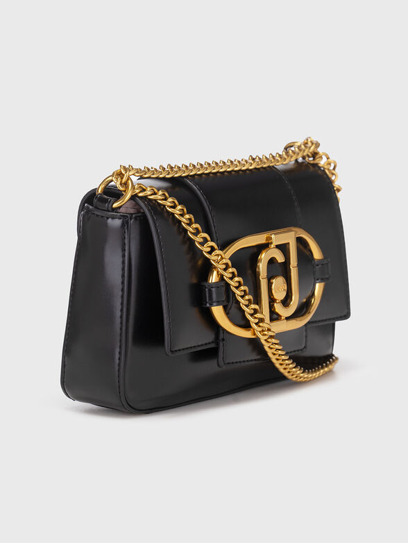 Crossbody bag with metal logo  - 5