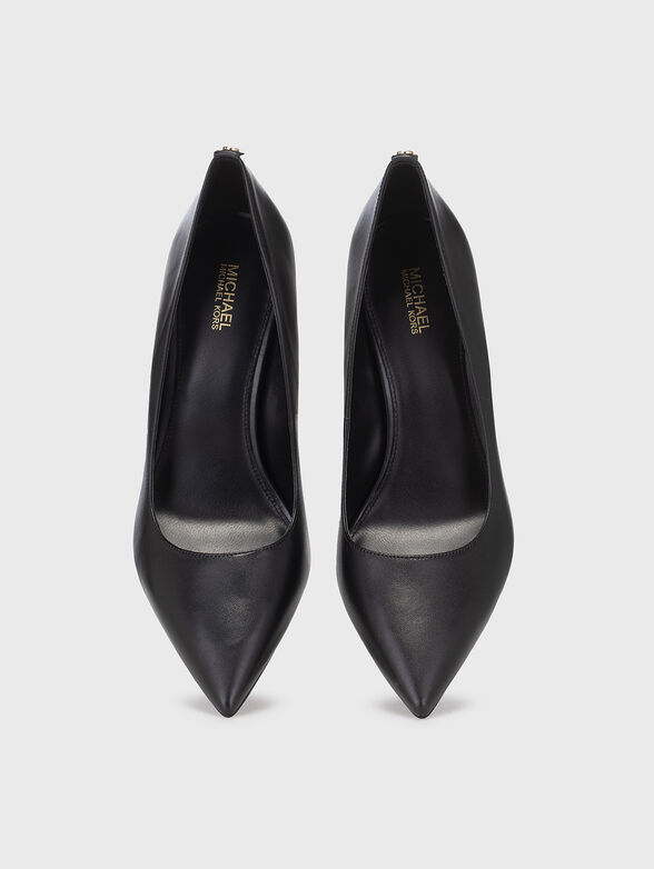 ALINA leather black heeled shoes - 5