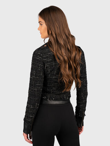 Black biker jacket  - 3