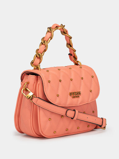 TRIANA bag with metal elements in dark gold color - 4