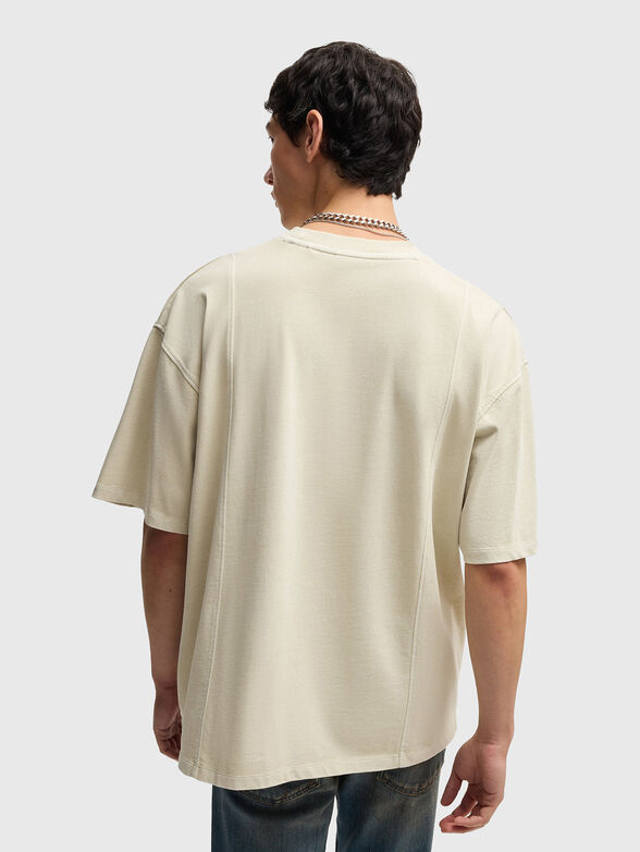Cotton T-shirt with vertical seams - 2