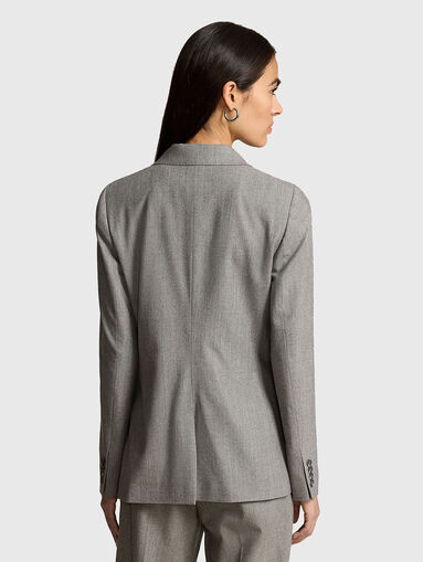 Grey wool blazer - 2