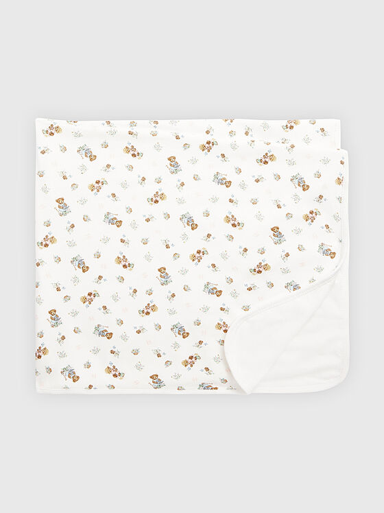 Cotton blanket with print - 1