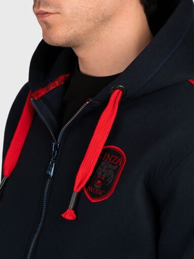 HZ005 hooded sweatshirt with zip - 3