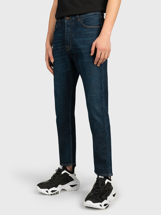 Jeans with logo accents - 1