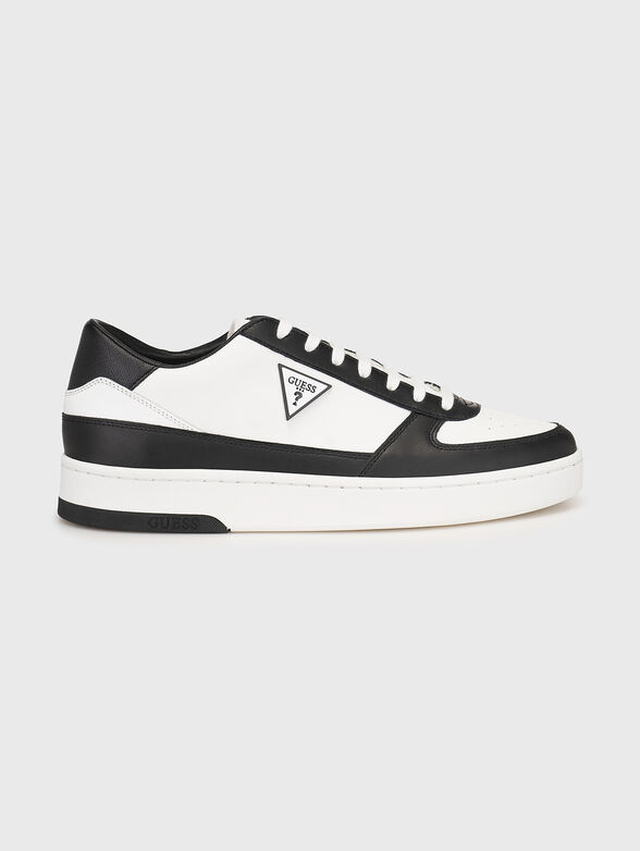 White sneakers with black details - 1