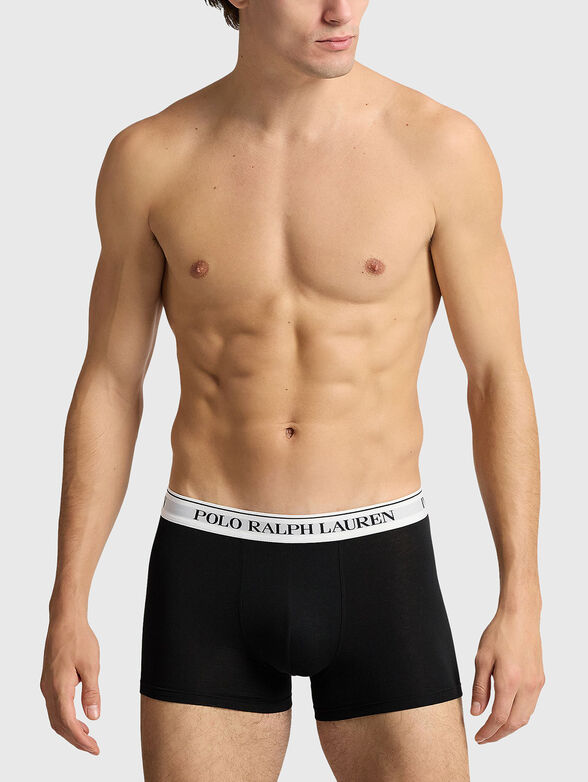 Set of three pairs of boxers with logo accents - 1