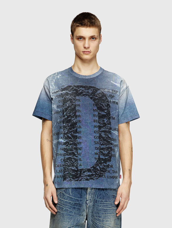 T-NORM-R2 cotton T-shirt with print logo - 0