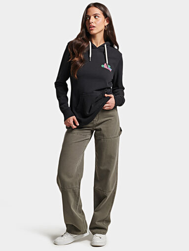 INTO THE WOODS sweatshirt with accent print - 5