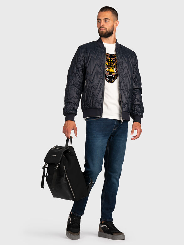 Bomber jacket with quilted effect - 2
