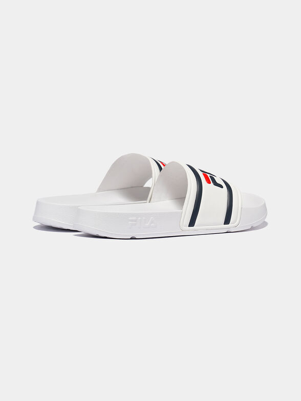 MORRO BAY Black slippers with logo - 3