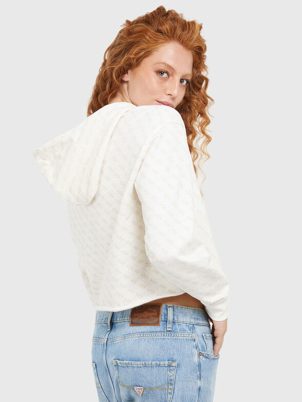 Short sweatshirt with logo accent - 3