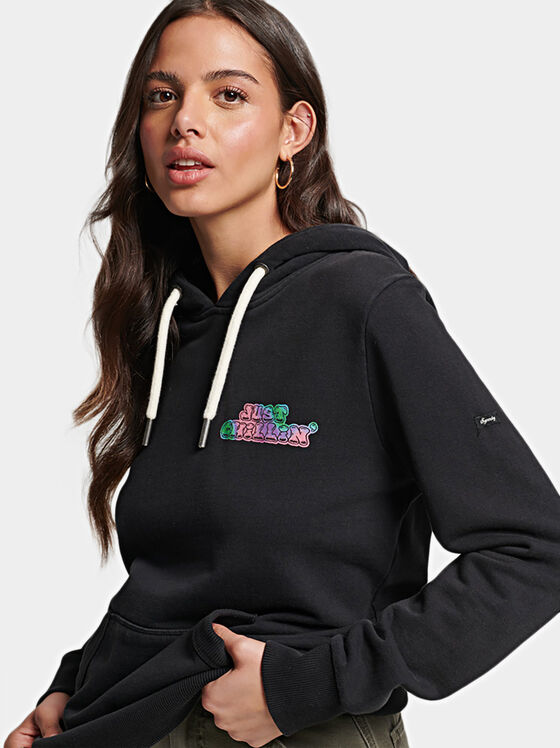 INTO THE WOODS sweatshirt with accent print - 1