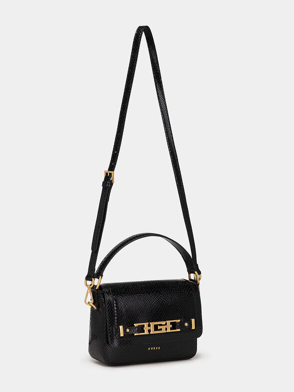 CRISTINA crossbody bag with snake texture - 2