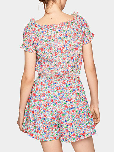 PAULINA shorts with floral print - 4