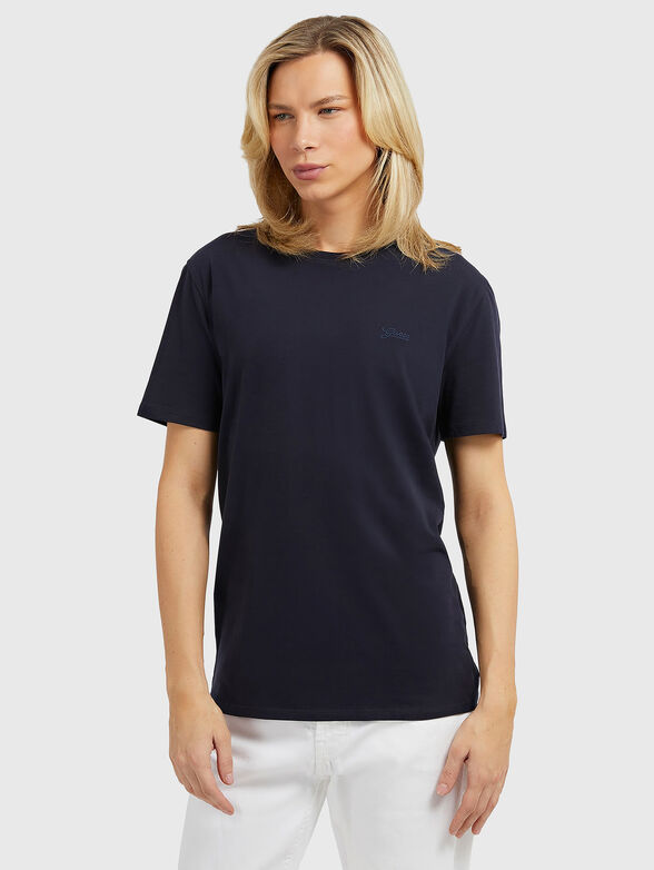 T-shirt with logo embroidery - 1