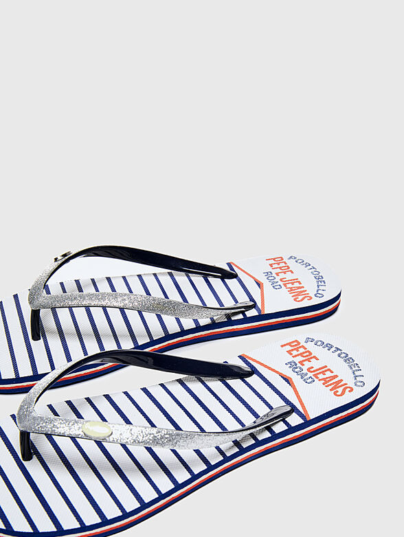 RAKE SAILOR Flip-flops with glitter details - 2