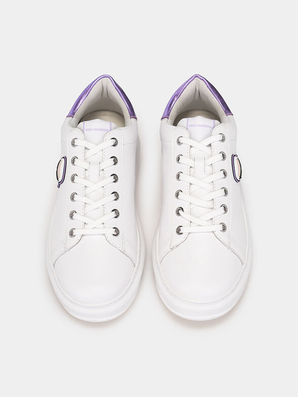 KAPRI Black sneakers with contrasting heel - 6