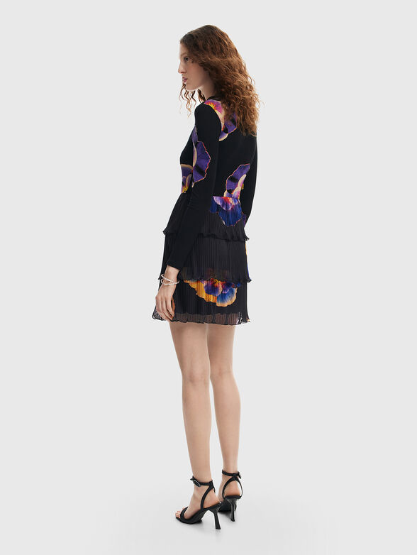 Mini dress with floral print - 1