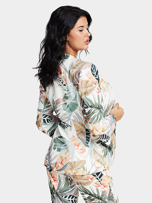 REINA Blazer with floral print - 4