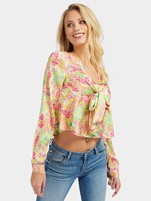 GWEN Blouse with floral print - 1