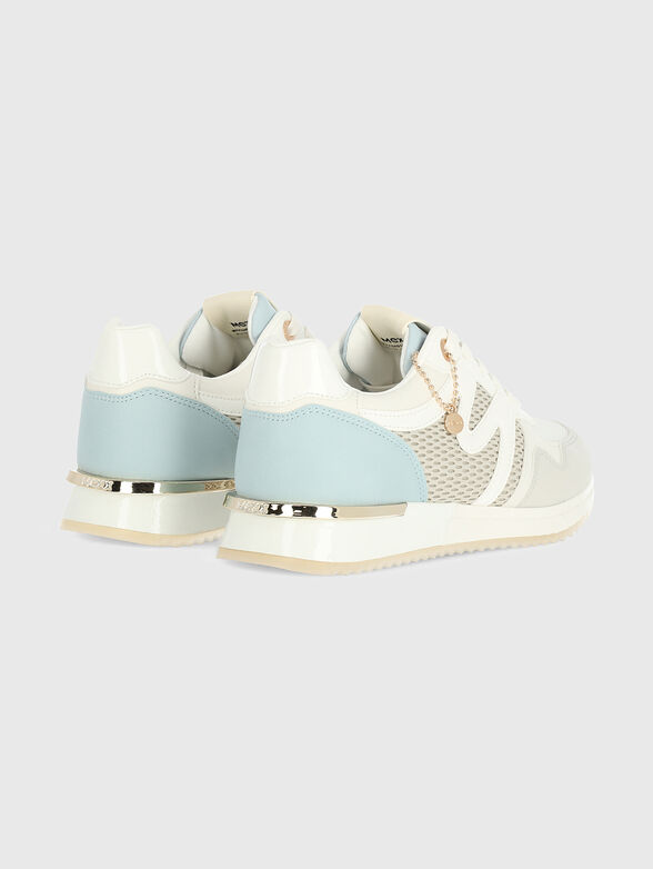 KATE white sneakers with colorful inserts - 5