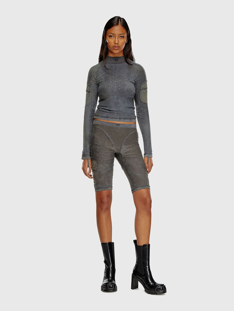 AWSB-LISETTE-WT03 ribbed cycling shorts - 2